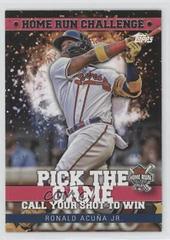 Ronald Acuna JR #HRC-9 Baseball Cards 2022 Topps Home Run Challenge Code Prices