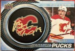 Matthew Tkachuk [Team Logo] #SP-MT Hockey Cards 2022 Upper Deck Trilogy Signature Pucks Prices