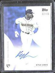 Kyle Lewis [Autograph Blue] Baseball Cards 2020 Topps on Demand MLB Rookie Progression Prices
