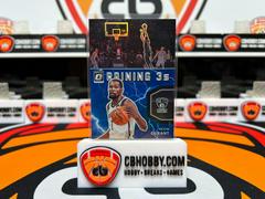Kevin Durant [Blue] #10 Basketball Cards 2021 Panini Donruss Optic Raining 3s Prices
