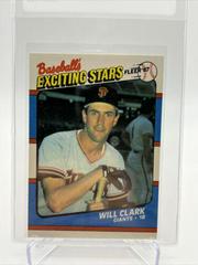 Will Clark #10 Baseball Cards 1987 Fleer Exciting Stars Prices