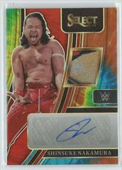 Shinsuke Nakamura [Tie Dye Prizm] Wrestling Cards 2022 Panini Select WWE Autograph Memorabilia Prices