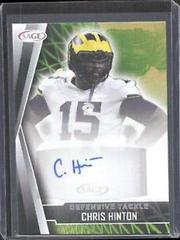 Chris Hinton #A-CH Football Cards 2022 Sage Hit Autographs Prices