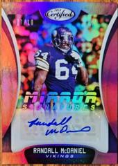 Randall McDaniel [] Football Cards 2018 Panini Certified Mirror Signatures Prices