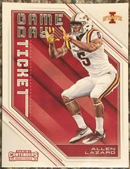 Allen Lazard Football Cards 2018 Panini Contenders Draft Picks Game Day Ticket Prices