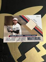 Carlos Correa [Gold] #MLM-CC Baseball Cards 2024 Topps Major League Material Prices