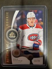 Cole Caufield [Gold Fragment] Hockey Cards 2021 SP Game Used Prices