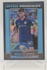 Brian Gutierrez [Black] Soccer Cards 2023 Topps Chrome MLS Prices