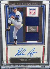 Nolan Ryan #HOFS-NR Baseball Cards 2022 Panini Three and Two Hall of Fame Signature Swatches Prices