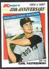 Carl Yastrzemski #11 Baseball Cards 1987 Kmart Prices