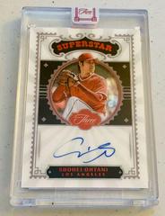Shohei Ohtani [Red] #SS-SO Baseball Cards 2022 Panini Three and Two Superstar Signatures Prices