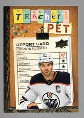 Connor McDavid [Gold] #TP-24 Hockey Cards 2023 Upper Deck Teachers Pet Prices