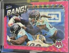 Derrick Henry [Pink Fluorescent] #B-6 Football Cards 2021 Panini Mosaic Bang Prices
