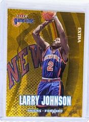 Larry Johnson [Extra] #79 Basketball Cards 2000 Fleer Game Time Prices