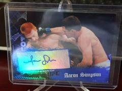 Aaron Simpson [Autograph] #49 Ufc Cards 2010 Topps UFC Main Event Prices