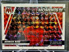 Derrick Rose [White] Basketball Cards 2021 Panini Mosaic Moments in Time Prices