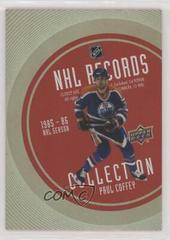 Paul Coffey [Gold] #RB-18 Hockey Cards 2021 Upper Deck Record Collections Prices