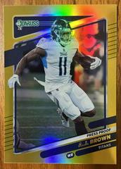 A. J. Brown [Press Proof Gold] #13 Football Cards 2021 Panini Donruss Prices