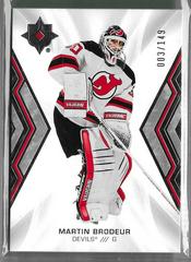 Martin Brodeur #96 Hockey Cards 2021 Ultimate Collection Prices