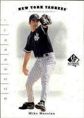 Mike Mussina #39 Baseball Cards 2001 SP Authentic Prices