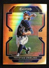Trystan Vrieling [Neon Orange] Baseball Cards 2022 Panini Prizm Draft Picks Prices