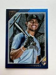Julio Rodriguez [Blue] Baseball Cards 2022 Topps Gallery Prices