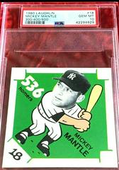 Mickey Mantle Baseball Cards 1980 Laughlin 300/400/500 Prices