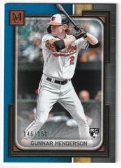 Gunnar Henderson [Sapphire] #34 Baseball Cards 2023 Topps Museum Collection Prices