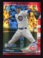Mark Prior [Red Refractor] #BNR-MP Baseball Cards 2019 Bowman Chrome National Convention Prices