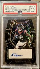 Nico Collins [Green Die Cut] #RS-NCO Football Cards 2021 Panini Select Rookie Signatures Prices