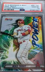 Mike Trout Baseball Cards 2019 Bowman's Best Power Producers Prices