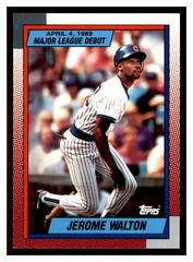 Jerome Walton #134 Baseball Cards 1990 Topps Major League Debut Prices