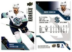 Marcus Johansson [Gold] Hockey Cards 2021 Upper Deck Seattle Kraken Prices