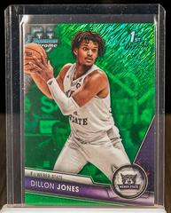 Dillon Jones [Green Shimmer] #1 Basketball Cards 2023 Bowman Chrome University Prices