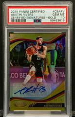 Austin Rivers [Gold] #CS-ARV Basketball Cards 2020 Panini Certified Signatures Prices