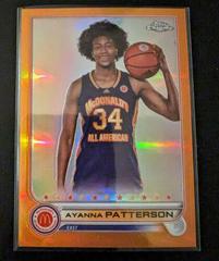 Ayanna Patterson [Orange] #80 Basketball Cards 2022 Topps Chrome McDonald's All-American Prices