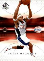 Corey Maggette #34 Basketball Cards 2004 SP Authentic Prices