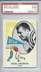 Steve Bauwens #124 Football Cards 1961 NU Card Prices