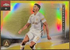 Miles Robinson [Gold Refractor] Soccer Cards 2021 Topps Chrome MLS Prices
