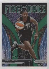 Jewell Loyd [Green] #12 Basketball Cards 2022 Panini Prizm WNBA Fireworks Prices