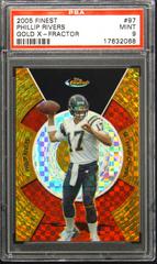 Philip Rivers [Gold Xfractor] #97 Football Cards 2005 Topps Finest Prices
