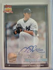 Chien-Ming Wang #FFA-MC Baseball Cards 2021 Topps Archives Fan Favorites Autographs Prices