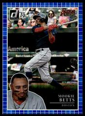 Mookie Betts [Blue] #AA5 Baseball Cards 2019 Panini Donruss Action All Stars Prices