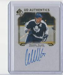 Wendel Clark Hockey Cards 2021 SP Authentic UD Autographs Prices