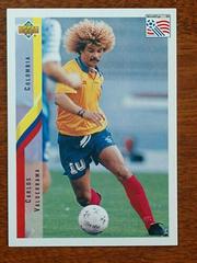 Carlos Valderrama [English, Spanish] Soccer Cards 1994 Upper Deck World Cup Soccer Prices