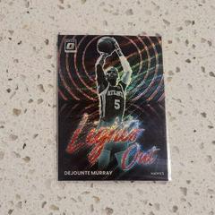 Dejounte Murray [Red Wave] #7 Basketball Cards 2022 Panini Donruss Optic Lights Out Prices