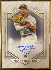 Manny Machado #DCFA-MMA Baseball Cards 2022 Topps Definitive Framed Autograph Collection Prices