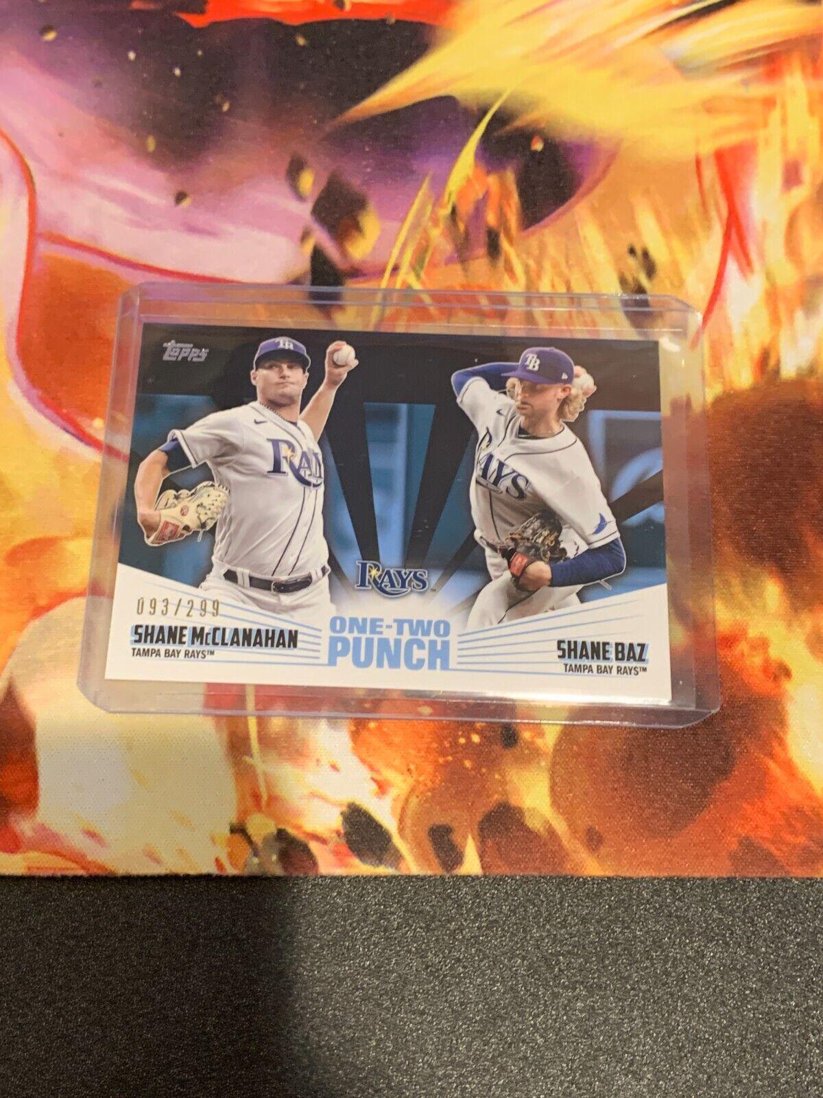 Shane McClanahan, Shane Baz [Black] 12P7 Prices 2023 Topps One Two