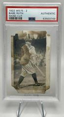 Babe Ruth [Hand Cut] Baseball Cards 1922 W575 2 Prices