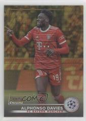 Alphonso Davies [Gold] Soccer Cards 2022 Stadium Club Chrome UEFA Competitions Prices